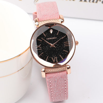 "Elegant Timepieces: Luxury Ladies Starry Sky Watches for Fashionable Women"